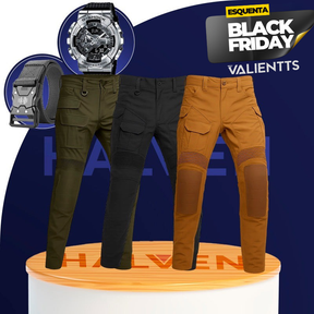 [Leve 3 Pague 2] Calça Militar Falcon em Tecido RipStop e Poliéster +BRINDES: Relógio Tático e Cinto Tático