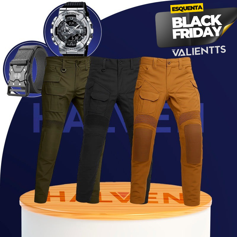 [Leve 3 Pague 2] Calça Militar Falcon em Tecido RipStop e Poliéster +BRINDES: Relógio Tático e Cinto Tático