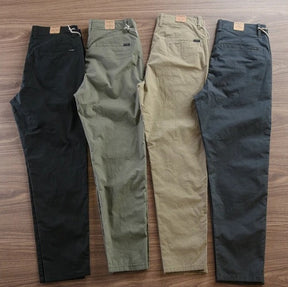 PAGUE 2 E LEVE 4 - CALÇA RETA MASCULINA EM SARJA