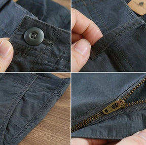 PAGUE 2 E LEVE 4 - CALÇA RETA MASCULINA EM SARJA