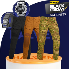 [Leve 3 Pague 2] Calça Militar Falcon em Tecido RipStop e Poliéster +BRINDES: Relógio Tático e Cinto Tático