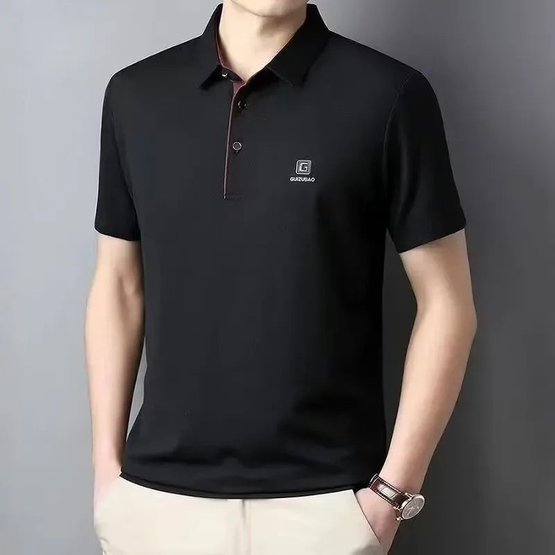 [Leve 5, Pague Só 3] Kit de Camisas Polo Masculinas Valder Premium em Seda Mulberry, Elastano e Poliéster