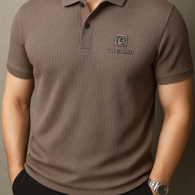 [Leve 5, Pague Só 3] Kit de Camisas Polo Masculinas Valder Premium em Seda Mulberry, Elastano e Poliéster