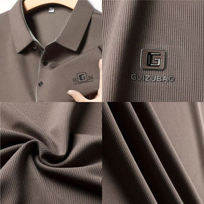 [Leve 5, Pague Só 3] Kit de Camisas Polo Masculinas Valder Premium em Seda Mulberry, Elastano e Poliéster